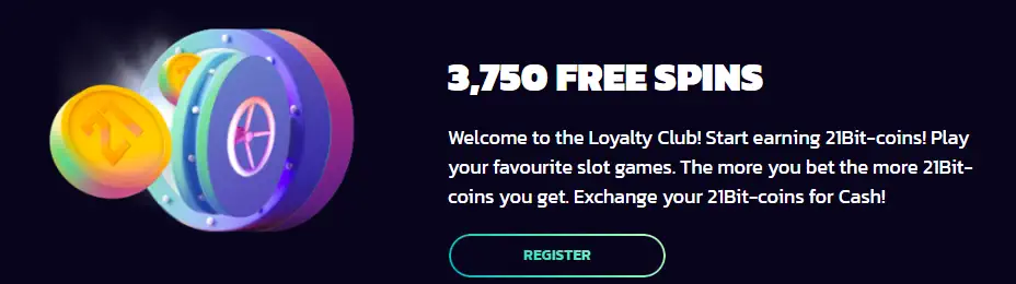 21Bit Freispiele offer for VIP players